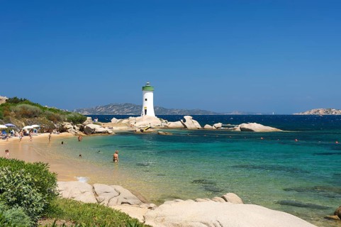 Beach, Porto Faro, Capo d'Orso Lighthouse, Sardinia, Italy, Europe