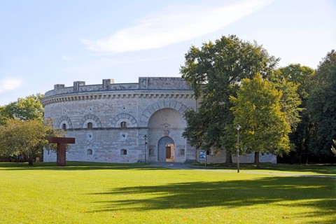 Tower Triva in Klenzepark, Ingolstadt, Bavaria, Germany, Europe