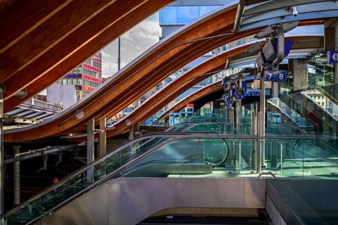 Bern train station, Bern, Canton Bern, Switzerland, Europe