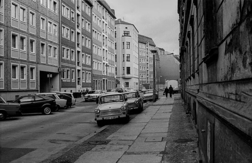 Germany, Berlin, 26 June 1991, New buildings in Linienstraße, Europe