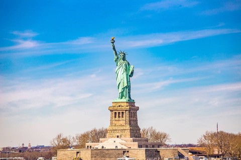Statue of Liberty Statue of Liberty on Liberty Island in New York harbour, New York City