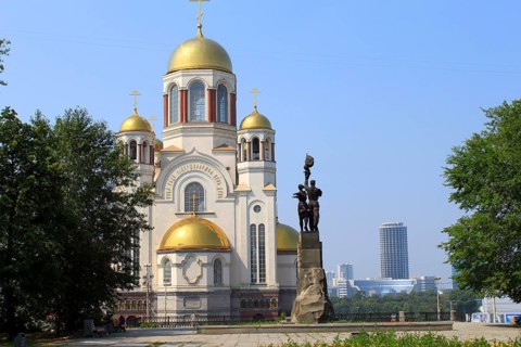 Cathedral of the Holy Blood, Ekaterinburg, Siberia, Church of the Blood, Church of All Saints,