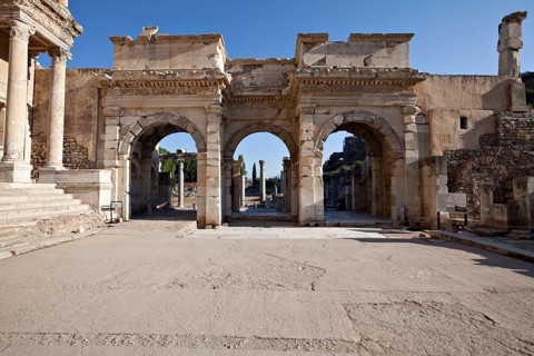 The Gates of Mazaeus and Mithridates, Ephesus, Izmir, Turkey, Asia