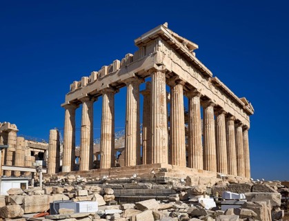 Athens Greece. The Parthenon at the Acropolis