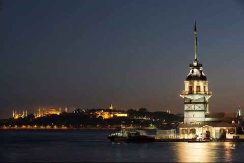 Maiden Tower, Istanbul, Turkey, Asia