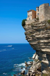 Upper Town, Bonifacio, Corsica, France, Europe