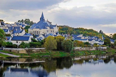 Church, Candes-Saint-Martin, Loire River, Indre-et-Loire Department, Centre, France, Candia Sanctus