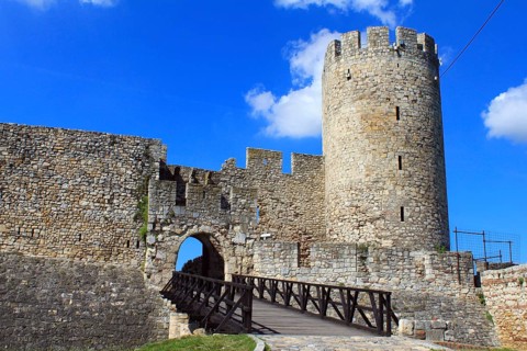 Gate of the Despot Stefan Lazarevic, Castellan Tower, Kalemegdan Park, Belgrade, East Gate of the