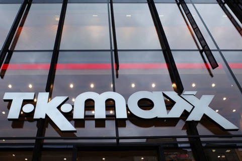 Lettering of the TK-Maxx brand, Düsseldorf, Germany, Europe