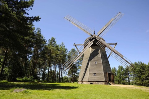 Windmill, Muzeum Budownictwa Ludowego Park Etnograficzny, open-air museum of traditional