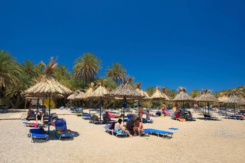 Palm Beach Vai, Crete, Greece, Europe