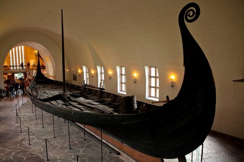 Viking ship, Bygdoy, Olso, Norway, Europe