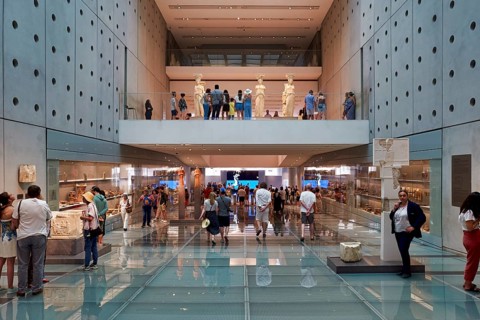 Athens Greece. The Acropolis Museum