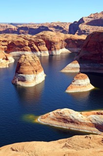 Reflexion Canyon, Lake Powell, Glen Canyon National Recreation Area, Utah, USA, North America
