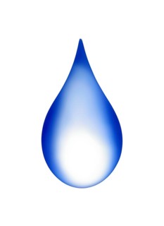 The perfect shape of a drop of water