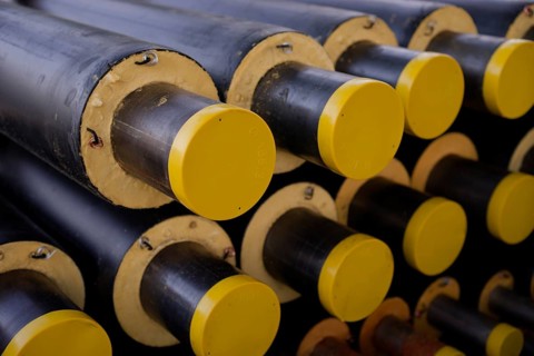 District heating pipe system, energy transition, energy supply, district heating, pipes, Schwäbisch