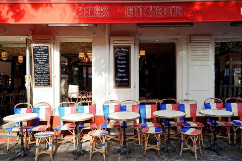 Cafe restaurant, Montmartre, Paris, France, Europe