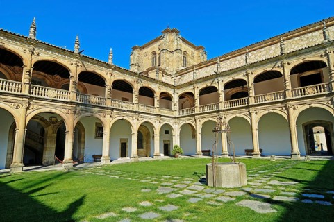 Colegio de los Irlandeses, Mayor Arzobispo Fonseca, College, Patio, Salamanca, Castile and Leon,