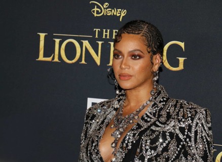 Beyonce at the World premiere of 'The Lion King' held at the Dolby Theatre in Hollywood, USA on
