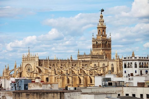Cathedral of Seville (Spanish: Catedral de Santa Maria de la Sede) Gothic architecture in Seville,