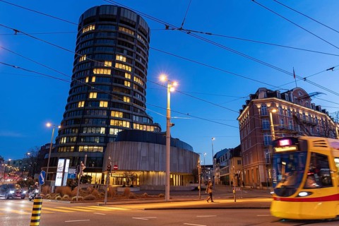 Building of the Bank for International Settlements (BIS), Centralbahnplatz, SBB railway station,