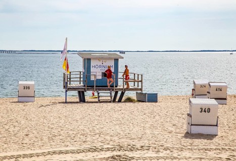 Beach station, rescue station, Oststrand, Hörnum, Sylt