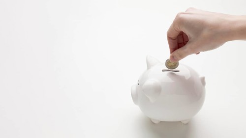 Concept economy with piggy bank money. Resolution and high quality beautiful photo