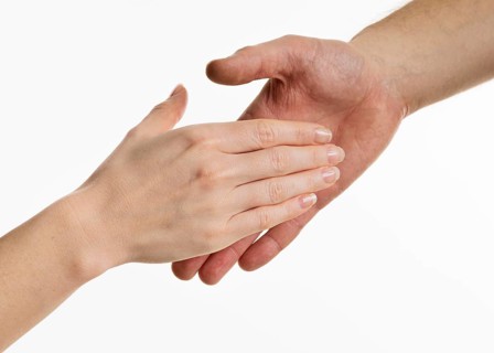 Hands handshake