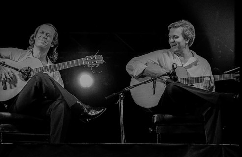 GDR, Berlin, 17. 7. 1987, Rocksommer auf der Insel (Island of Youth), Treptower Park, guitarists