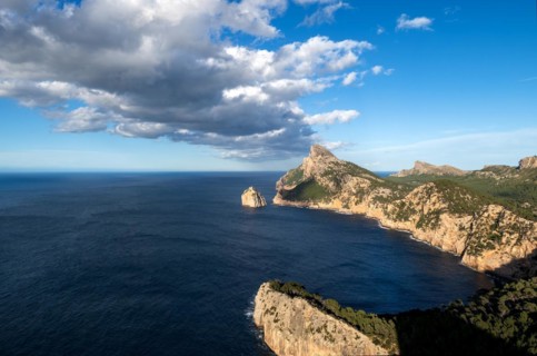 Viewpoint Mirador Es Colomer, Cap Formentor peninsula, Serra de Tramuntana, Majorca, Balearic
