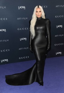 Kim Kardashian at the LACMA Art+Film Gala Presented By Gucci held at the Los Angeles County Museum