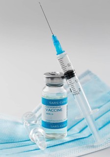 Preventive coronavirus vaccine syringe