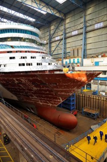 Meyer Werft, Papenburg, Lower Saxony, Dock, Dry Dock, Germany, Europe