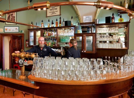 Prague Czech Republic. An historic beer house in old town