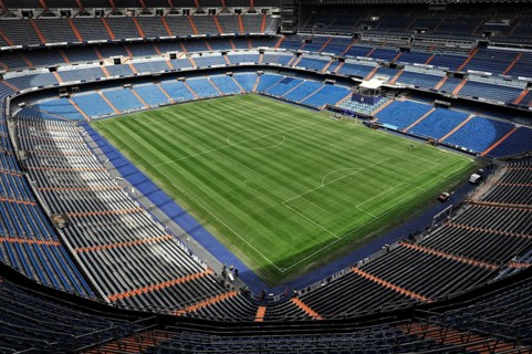 Estadio Santiago Bernabéu, football stadium of the Spanish club Real Madrid, 80354 seats, Madrid,