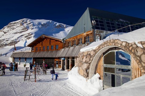 Glacier station, Zugspitzplatt, Zugspitze, Bavaria, Germany, Zugspitz Glacier Railway, Europe