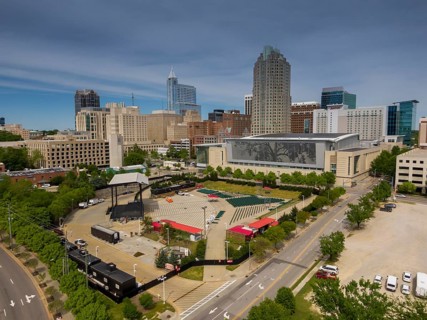 April 23, 2020, Raleigh, North Carolina, USA: Red Hat Amphitheater, situated in the heart of