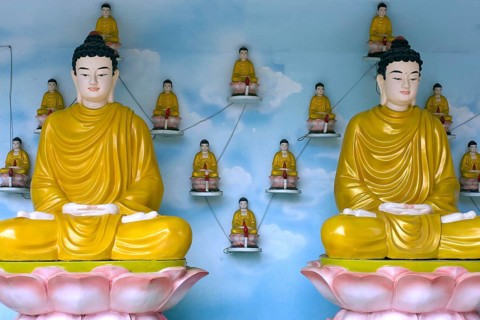 Quoc Tu Pagoda, Ho Chi Minh City, Saigon, Vietnam, Asia