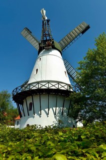 Castle Mill in the oldtown of Sønderborg, Region of Southern Denmark, Denmark, Europe