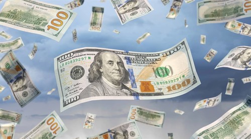 Symbolic image on the subject of finance in the USA