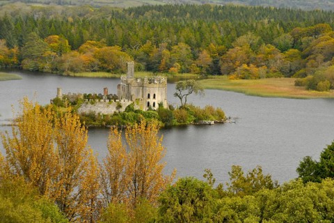 Castle Island, Lough Key, Boyle, County Roscommon, Castle Island, Ireland, Europe