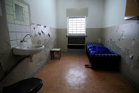 Prison cell, Stasi prison, Hohenschönhausen, Berlin, State Security, Germany, Europe