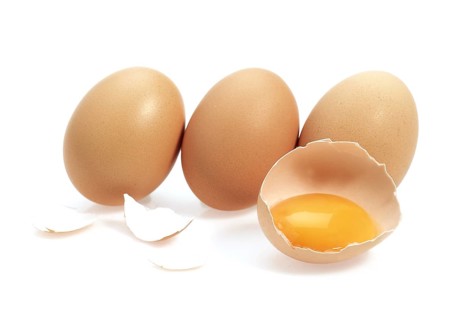 Chicken egg, chicken eggs, eggs, chicken eggs against white background