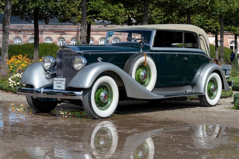 Vintage Packard 1101 Cabriolet Graber, USA 1934, Switzerland 1934, special body, 8-cylinder, 6. 267