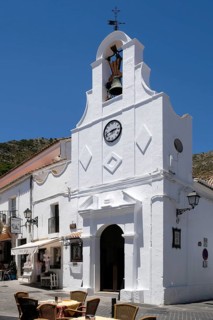 MIJAS, ANDALUCIA/SPAIN - JULY 3 : View of San Sebastian Church in Mijas Andalucía Spain on July 3,