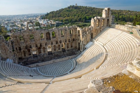 Ancient Theatre on the Acropolis in Athens