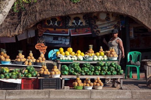 Fruit Stand, Kwa Zulu Natal, South Africa, KwaZulu Natal, Saint, St Lucia, Africa