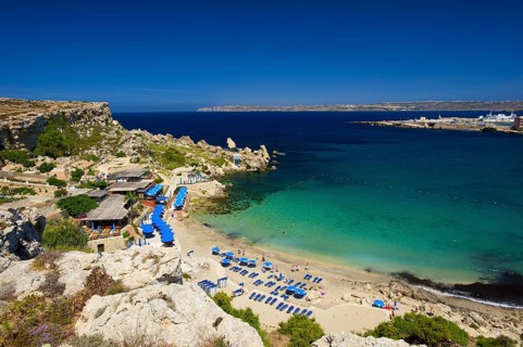 Cirkewwa Bay, Paradise Beach, Malta, Europe