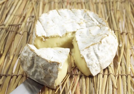 Camembert, French cheese, made in Normandy from cow's milk