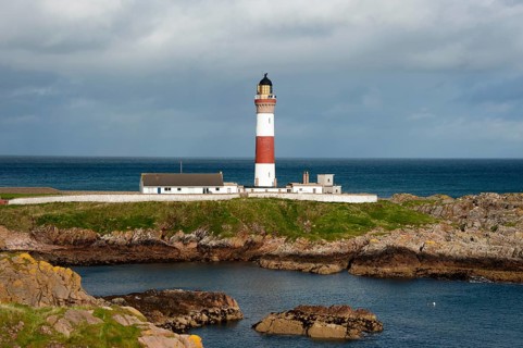 Buchan Neß Lighthouse, Boddam, Aberdeenshire, Scotland, United Kingdom, Europe